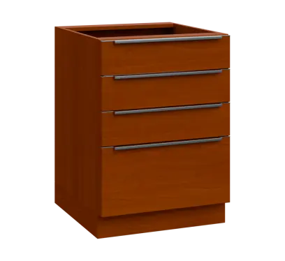 SIS - 6Z41 spodní skříňka, 4-zásuvková, 870x600x600, třešeň šumavská